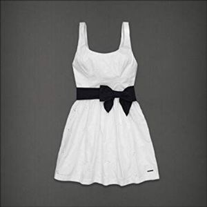 Abercrombie and Fitch Alicia eyelet dress with bow